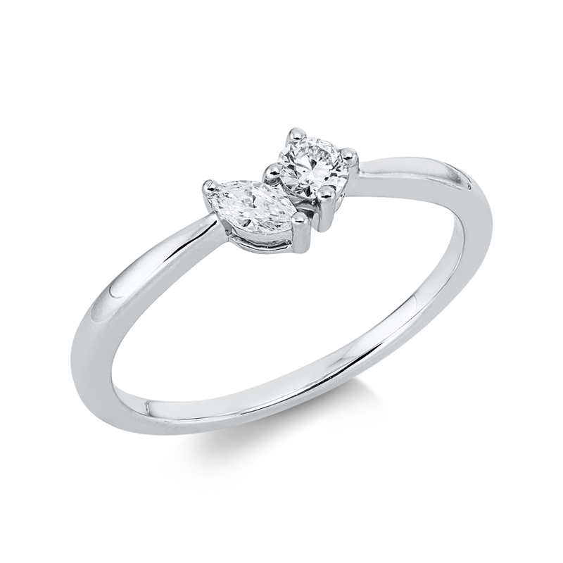 Modern Woman Ring Gelbgold 18kt 0,21ct