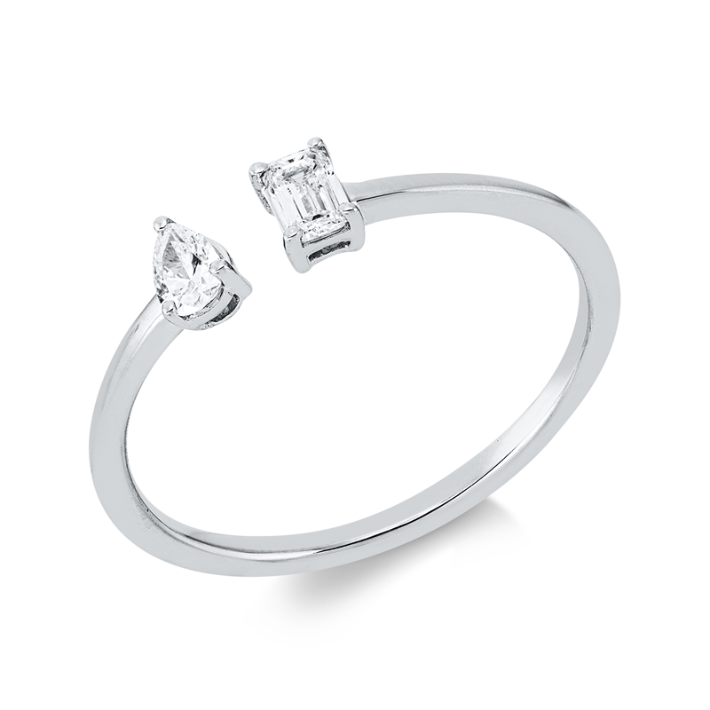 Modern Woman Ring Weißgold 18kt Ref-1JL55