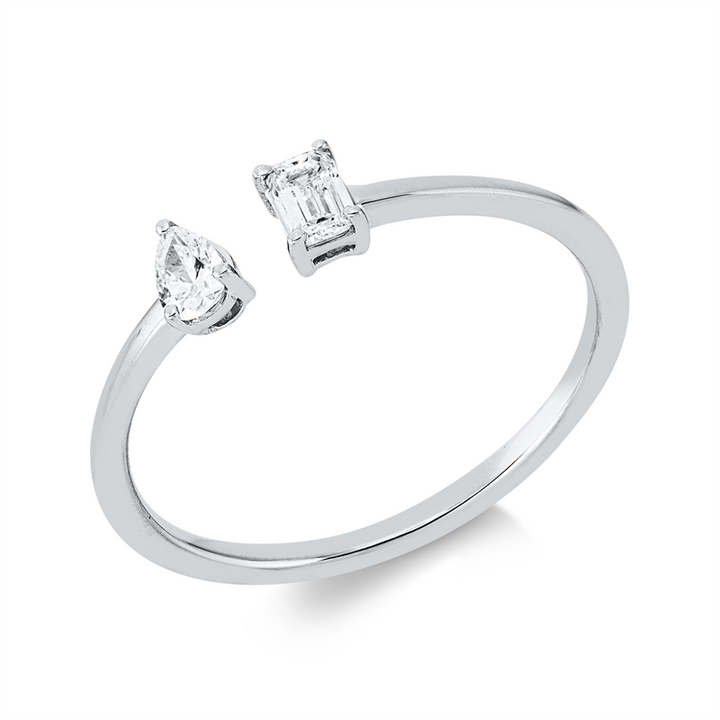 Modern Woman Ring Weißgold 18kt Ref-1JL55