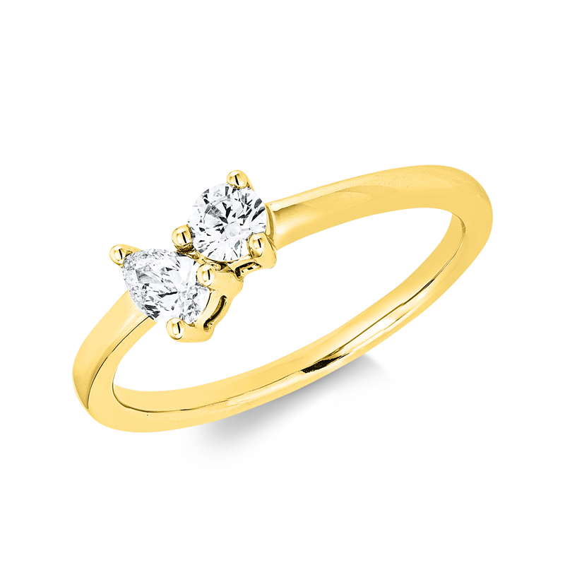 Modern Woman Ring Weißgold 18kt 0,34ct