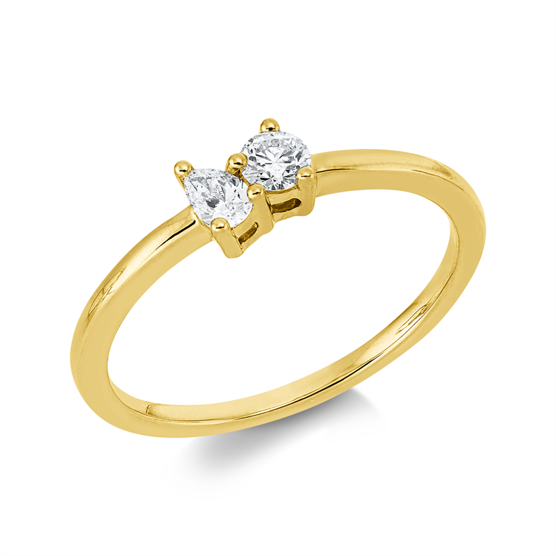 Modern Woman Ring Gelbgold 18kt Ref-1JL60