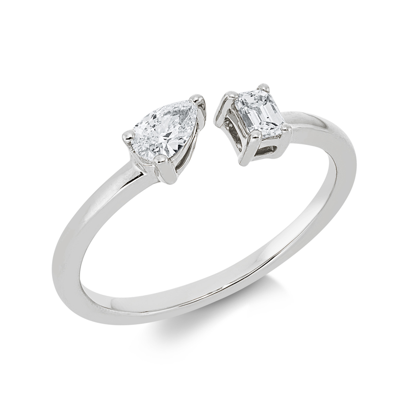 Modern Woman Ring Gelbgold 18kt 0,32ct