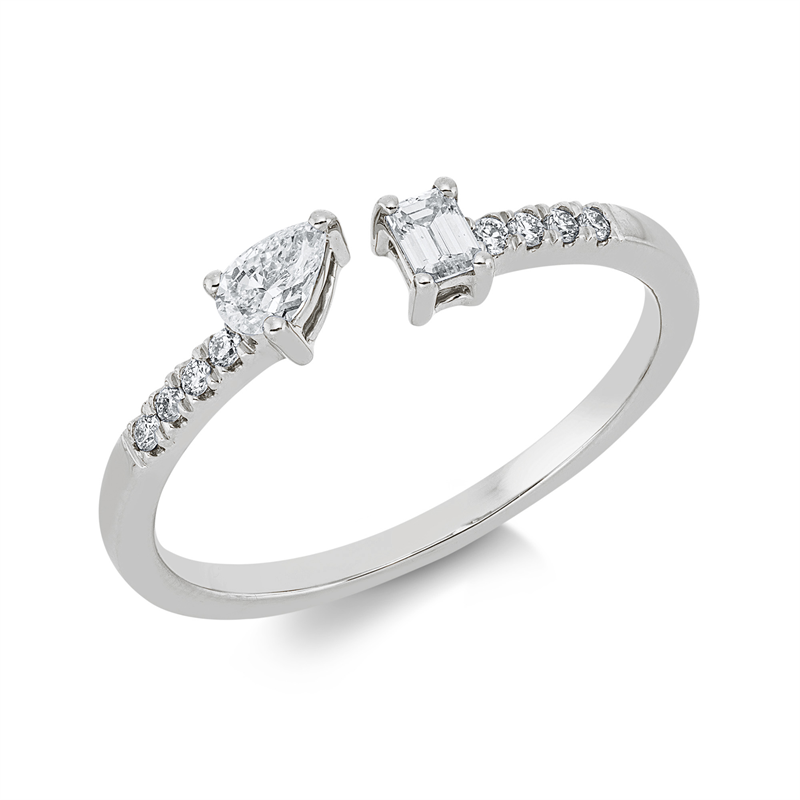 Modern Woman Ring Gelbgold 18kt 0,28ct