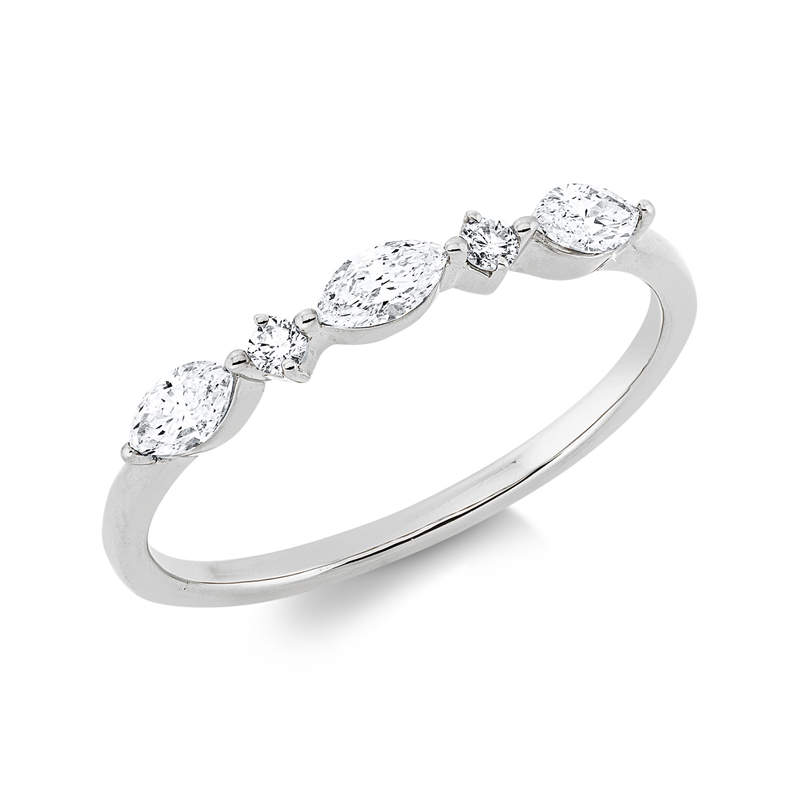 Modern Woman Ring Weißgold 18kt Ref-1JL66