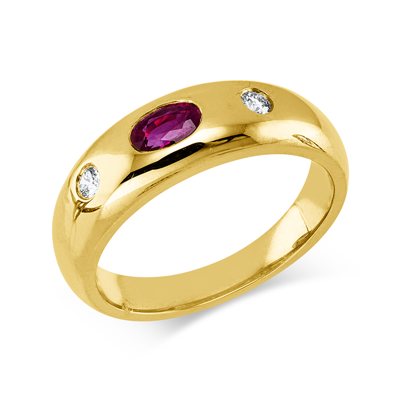 Farbstein Classic Ring Gelbgold 18kt Ref-1JL72