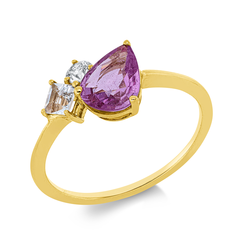 Farbstein Fashion Ring Gelbgold 18kt Ref-1JL92