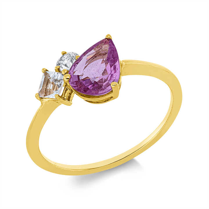 Farbstein Fashion Ring Gelbgold 18kt Ref-1JL92