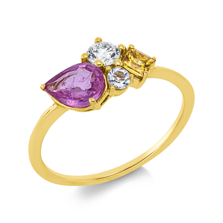 Farbstein Fashion Ring Gelbgold 18kt Ref-1JL95