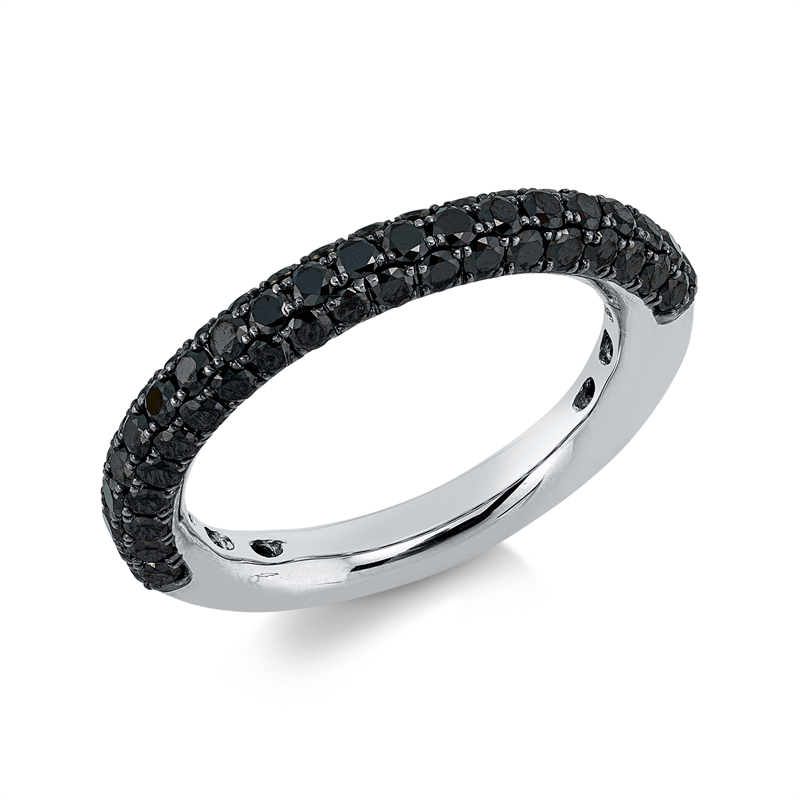 Farbiger Diamant Ring Weißgold 18kt 1,26ct