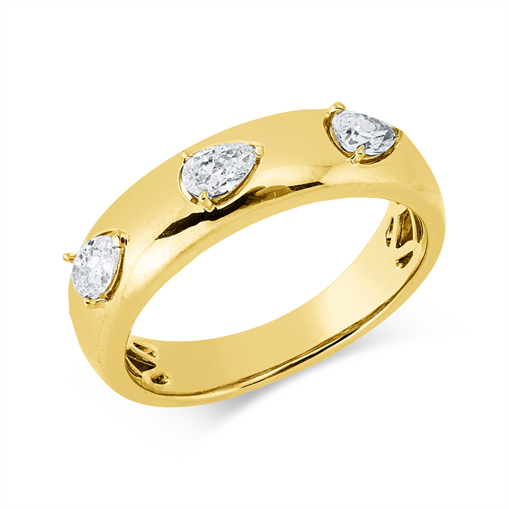 Modern Woman Ring Gelbgold 18kt Ref-1JN10