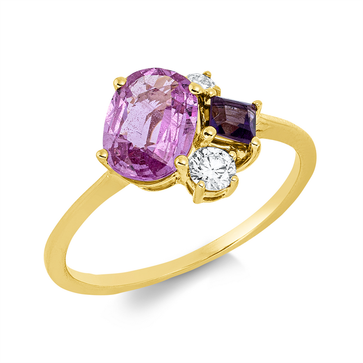 Farbstein Fashion Ring Gelbgold 18kt Ref-1JN32