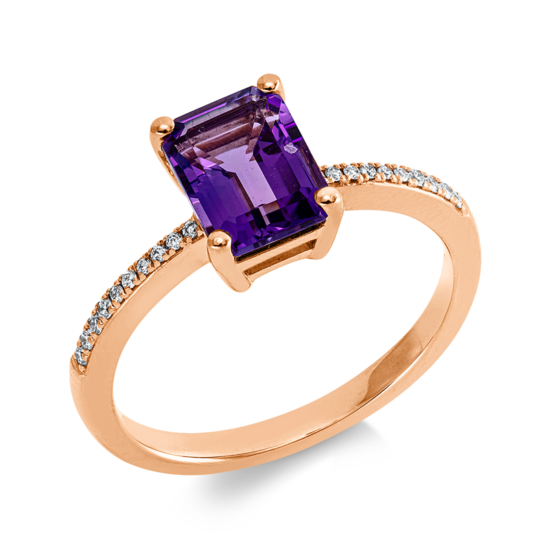 Farbstein Fashion Ring Rotgold 18kt Ref-1JO63