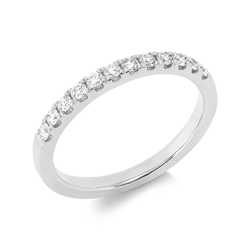 Memoire halb Ring Weißgold 18kt Ref-1JR17