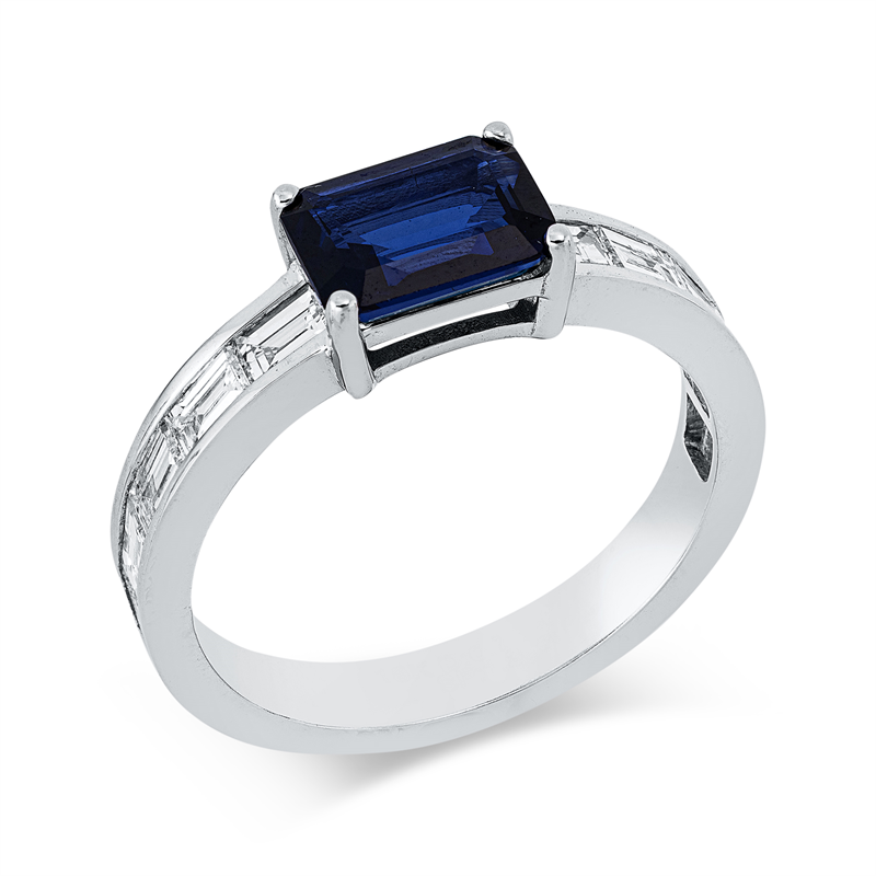 Farbstein Classic Ring Weißgold 18kt Ref-1JR25