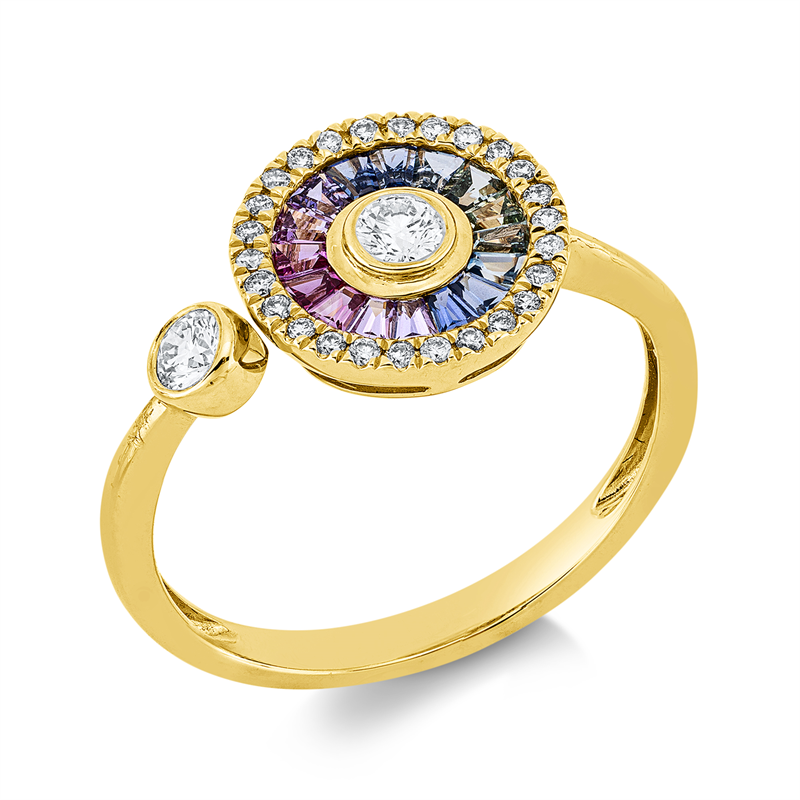 Farbstein Classic Ring Gelbgold 14kt 0,25ct