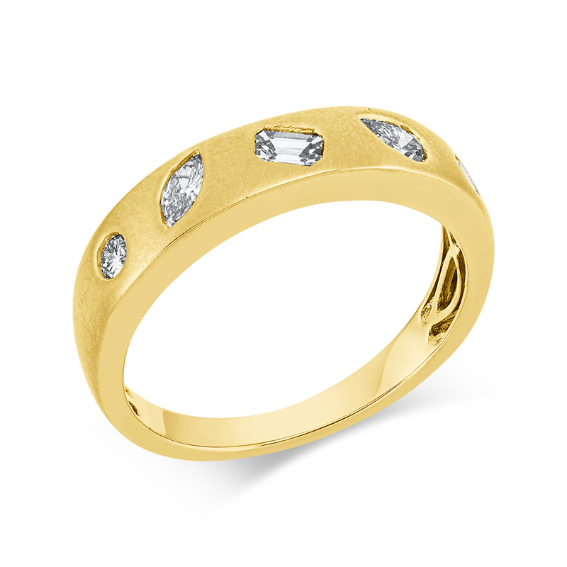Modern Woman Ring Gelbgold 18kt 0,51ct