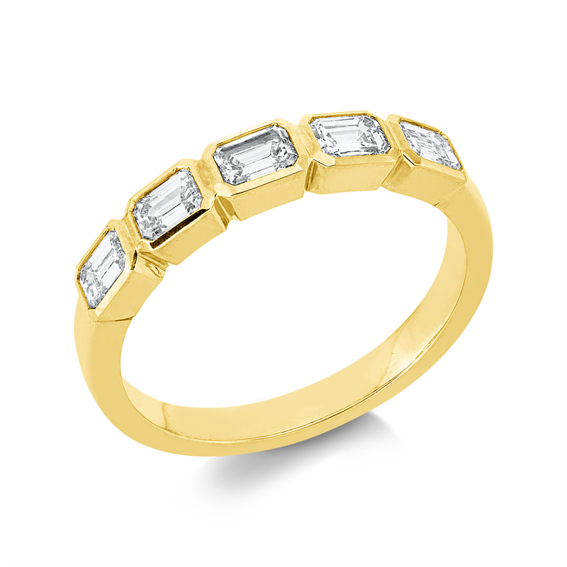 Baguette Ring Gelbgold 18kt 0,81ct