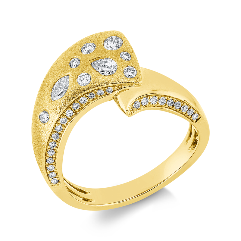 Modern Woman Ring Gelbgold 18kt 0,44ct