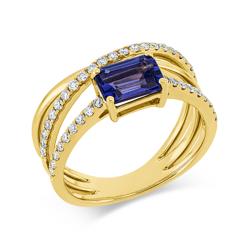 Farbstein Classic Ring Gelbgold 18kt 0,33ct