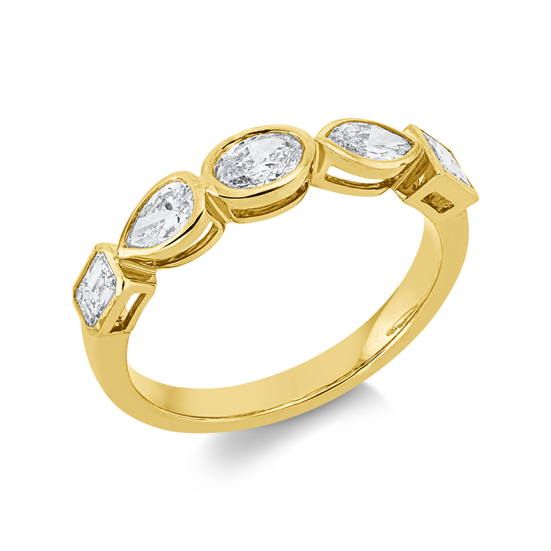 Exklusiv Ring Gelbgold 18kt 1ct