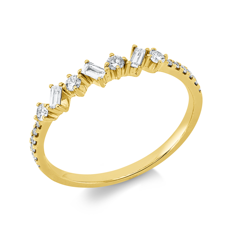 Modern Woman Ring Weißgold 18kt 0,26ct