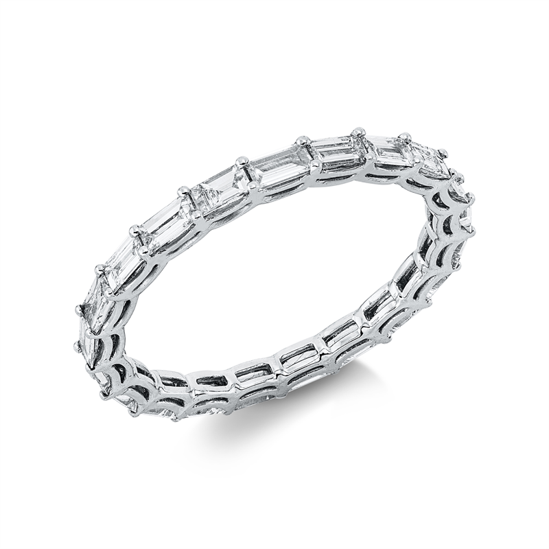 Baguette Ring Weißgold 18kt 1,08ct