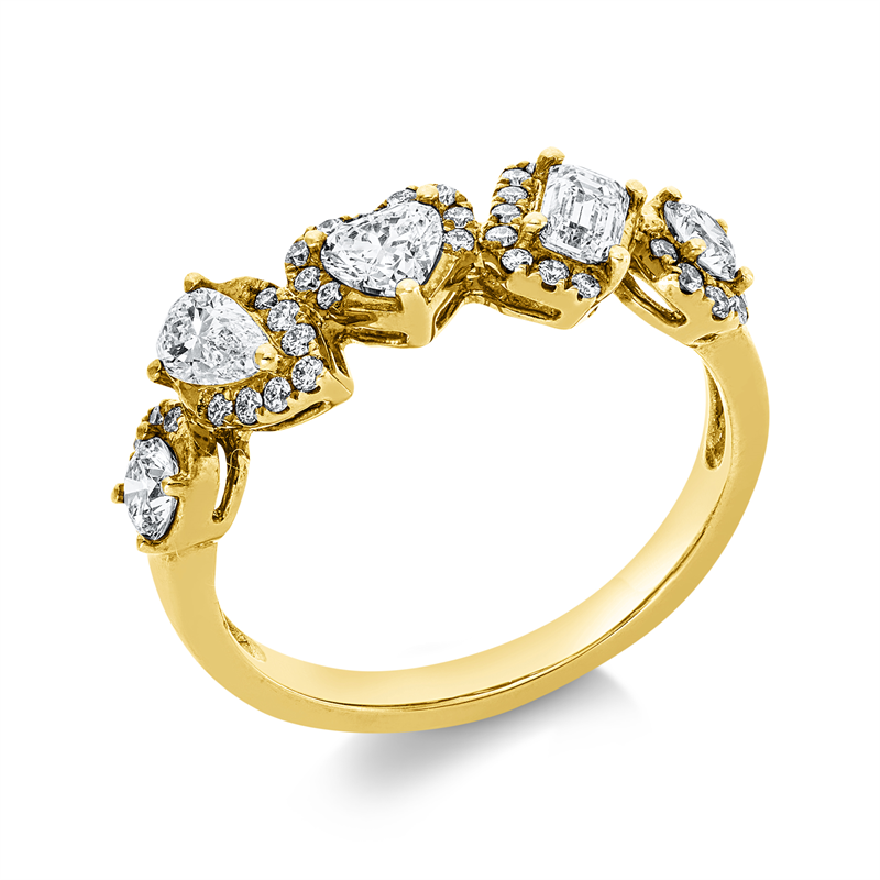 Modern Woman Ring Weißgold 18kt 0,95ct