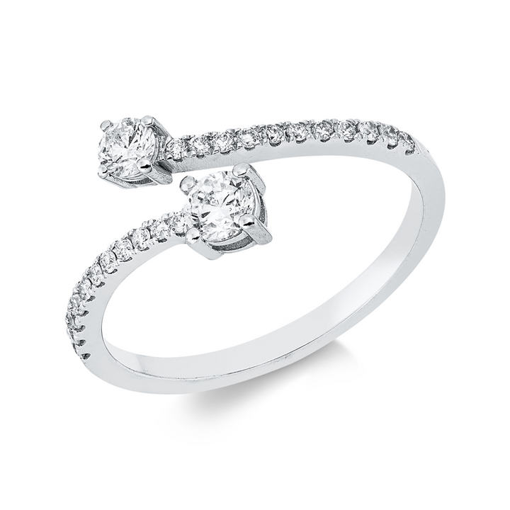Modern Woman Ring Weißgold 18kt Ref-1JT42