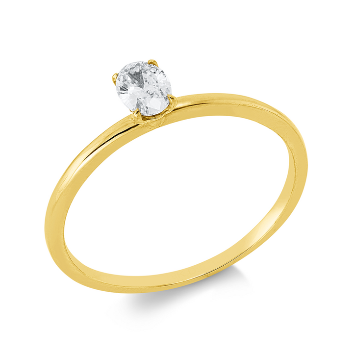 Solitaire Ring Gelbgold 18kt Ref-1JT68