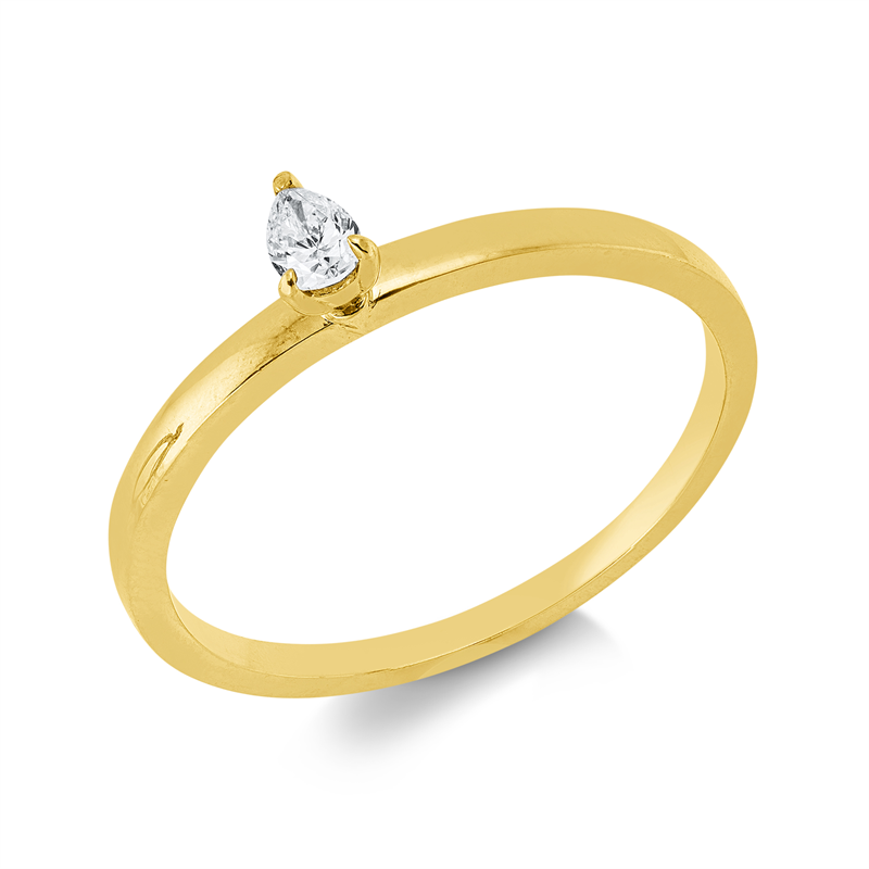 Solitaire Ring Gelbgold 18kt Ref-1JT71