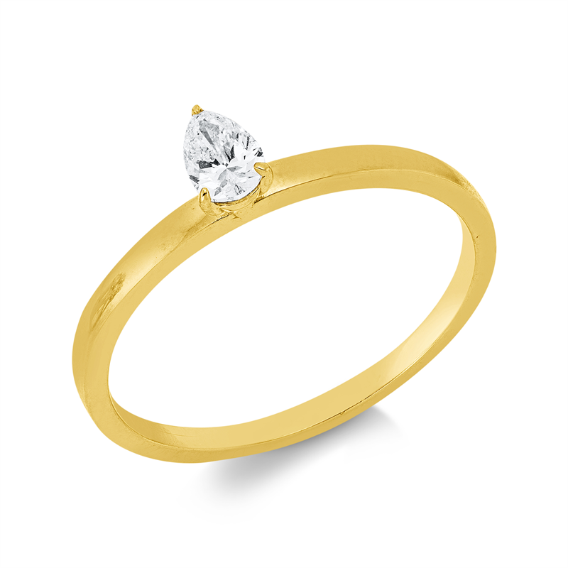 Solitaire Ring Gelbgold 18kt Ref-1JT77