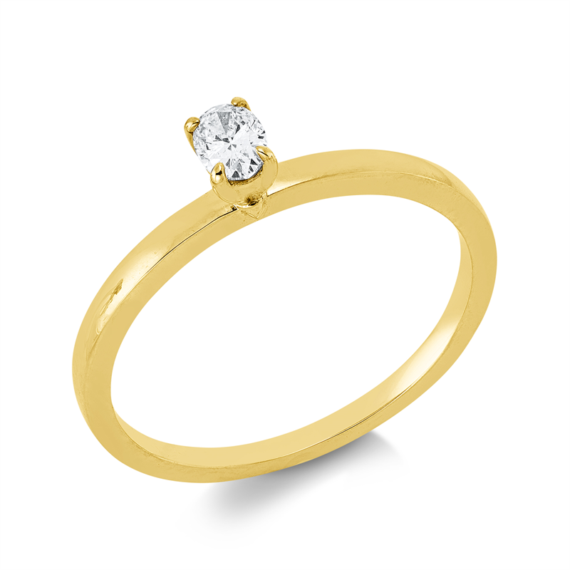 Solitaire Ring Gelbgold 18kt Ref-1JT81