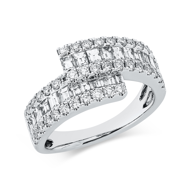 Baguette Ring Weißgold 18kt 1,59ct
