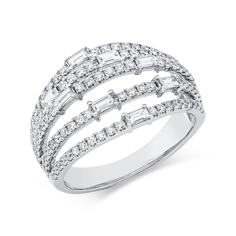 Modern Woman Ring Weißgold 18kt 1,13ct