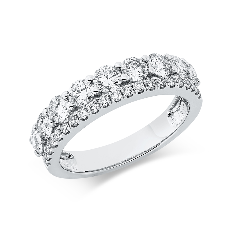 Modern Woman Ring Weißgold 18kt 1,56ct