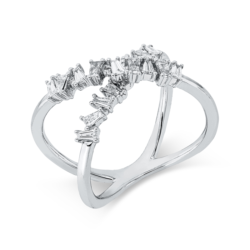 Modern Woman Ring Weißgold 18kt 0,46ct
