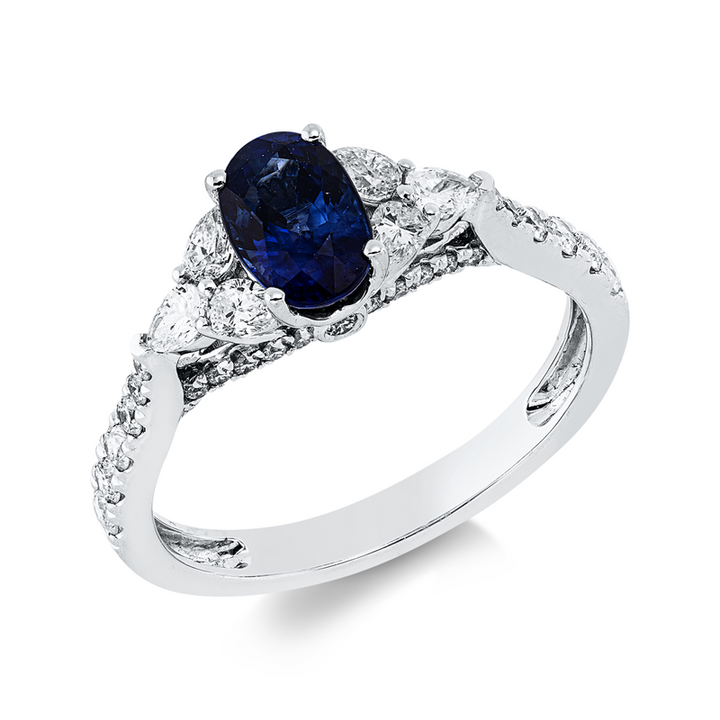 Farbstein Classic Ring Weißgold 18kt Ref-1JW02