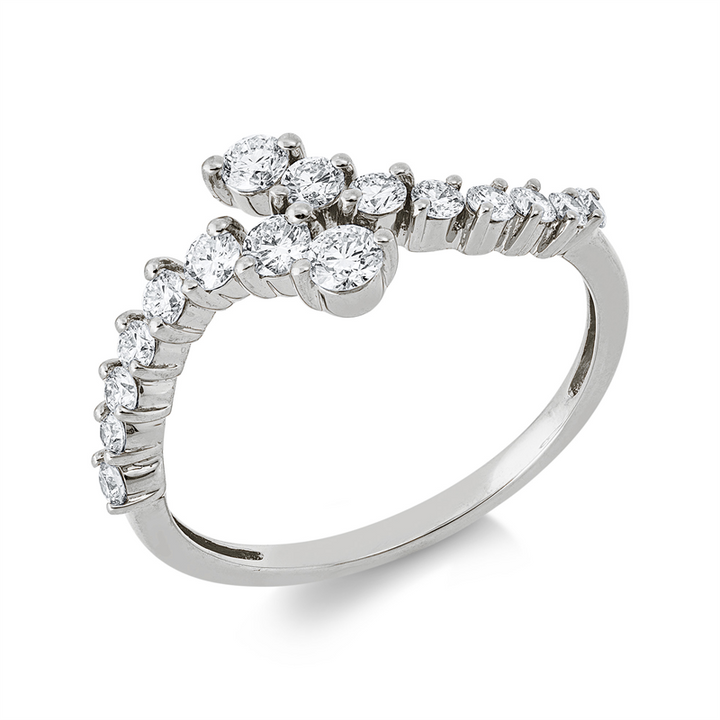 Modern Woman Ring Weißgold 18kt Ref-1JW22