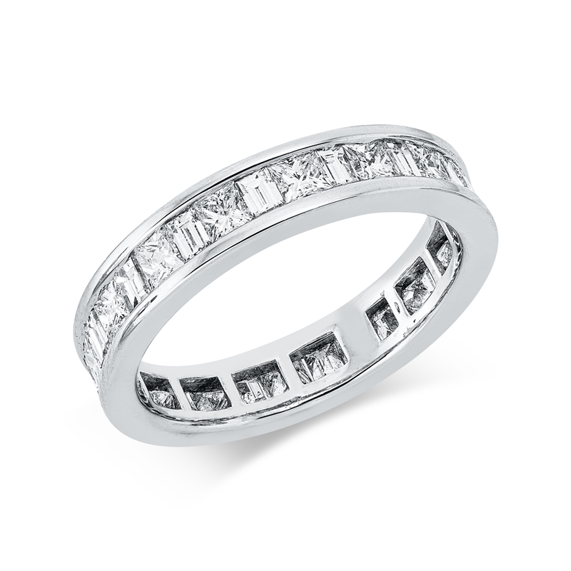 Baguette Ring Weißgold 18kt 1,73ct