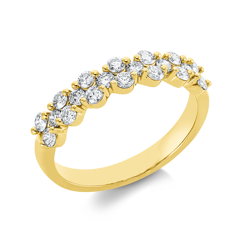 Modern Woman Ring Gelbgold 18kt 0,67ct