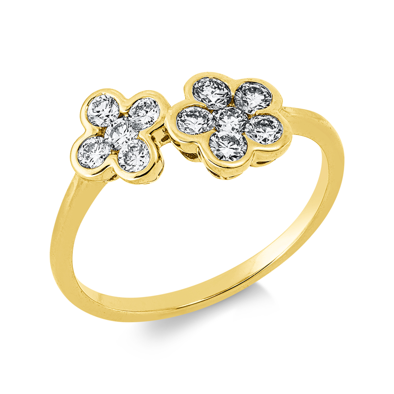 Modern Woman Ring Gelbgold 18kt 0,5ct