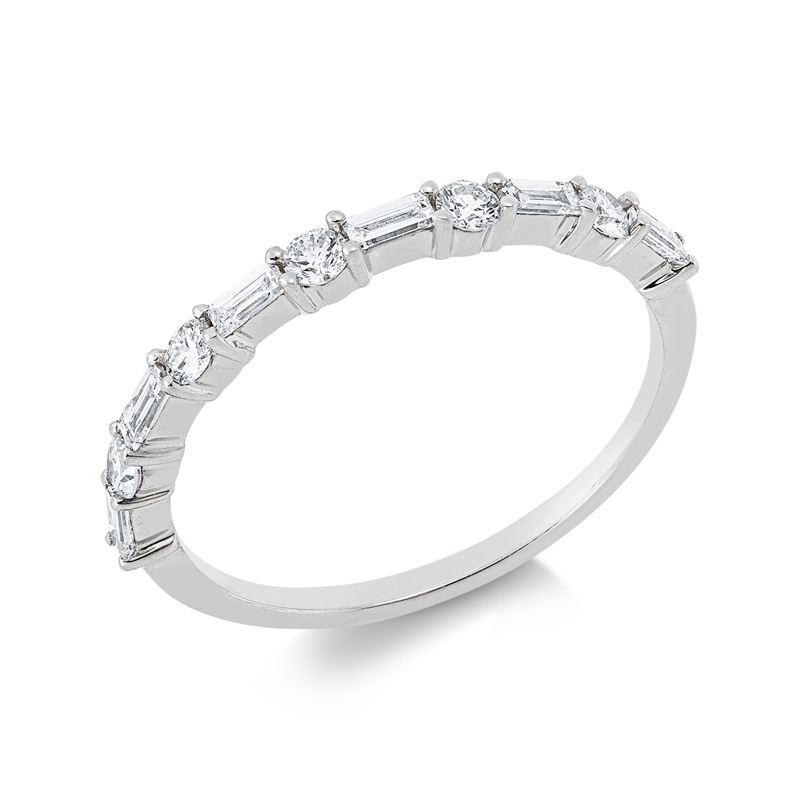 Memoire halb Ring Gelbgold 18kt 0,4ct