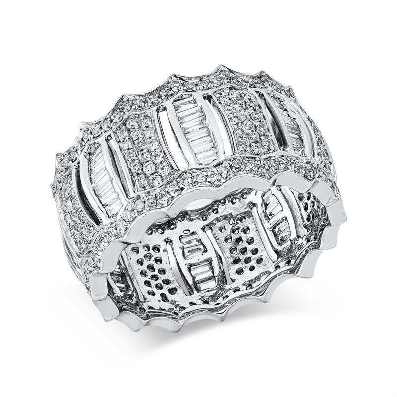 Baguette Ring Weißgold 18kt 1,25ct