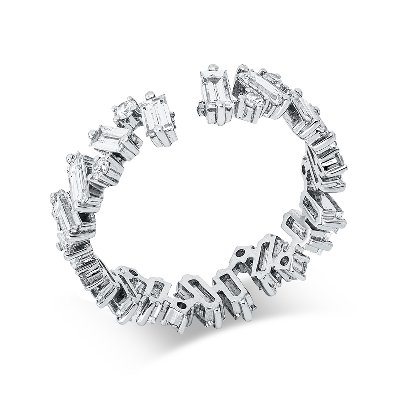 Baguette Ring Weißgold 18kt 1,68ct
