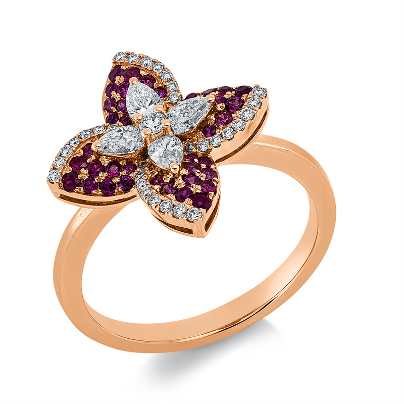 Farbstein Classic Ring Rotgold 18kt 0,47ct