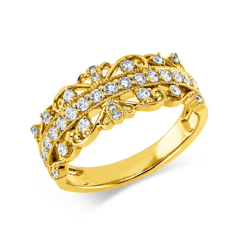 Modern Woman Ring Gelbgold 18kt 0,5ct