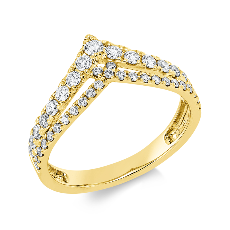 Modern Woman Ring Weißgold 18kt 0,53ct
