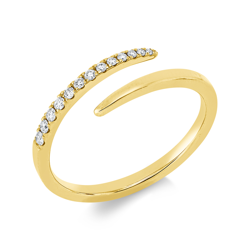 Modern Woman Ring Weißgold 18kt 0,11ct