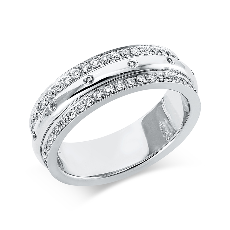 Exklusiv Ring Weißgold 18kt Ref-1JY59