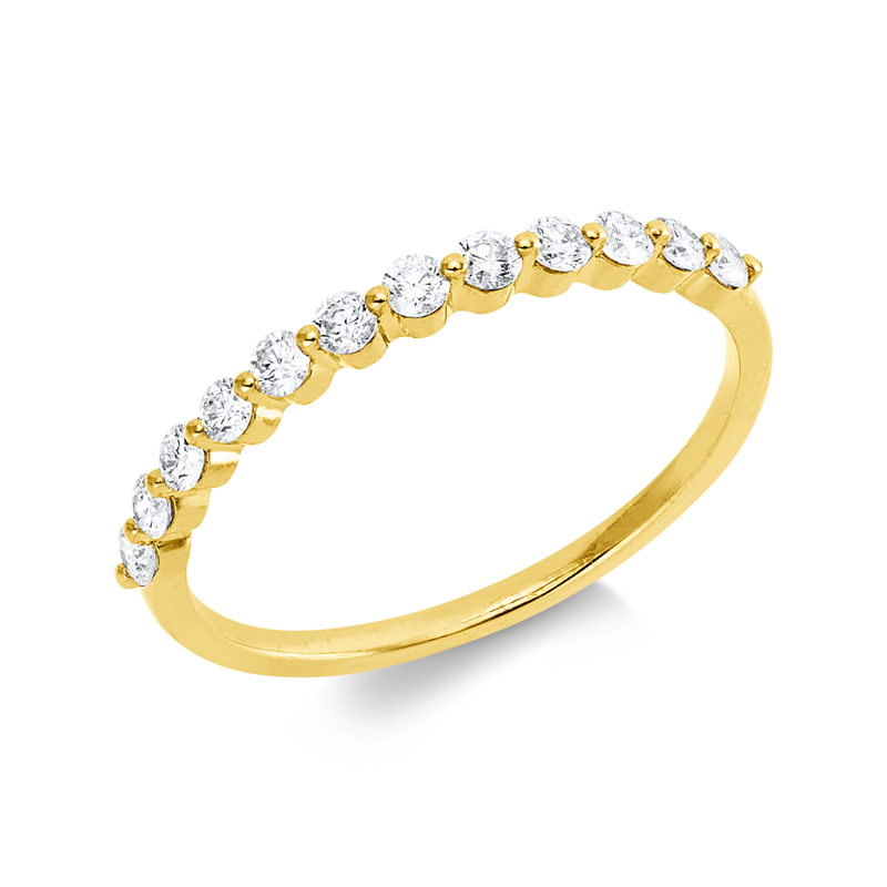 Modern Woman Ring Gelbgold 18kt 0,32ct